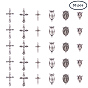 Tibetan Style Alloy Pendants, Cross