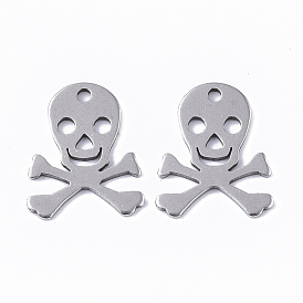 201 Stainless Steel Pendants, Skull
