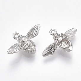 Латунные подвески, Пчелы, без никеля 