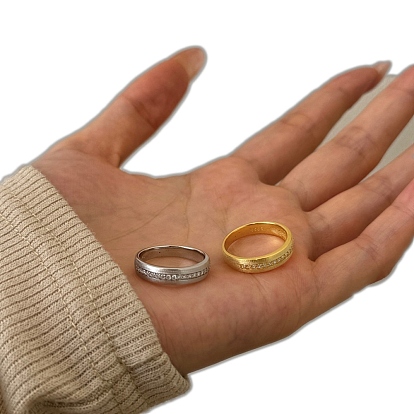 925 женские кольца из стерлингового серебра с микропаве из кубических цирконий