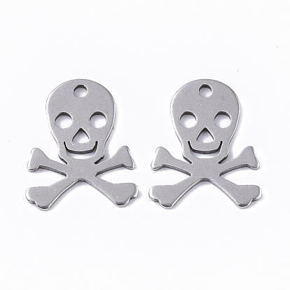 201 Stainless Steel Pendants, Skull