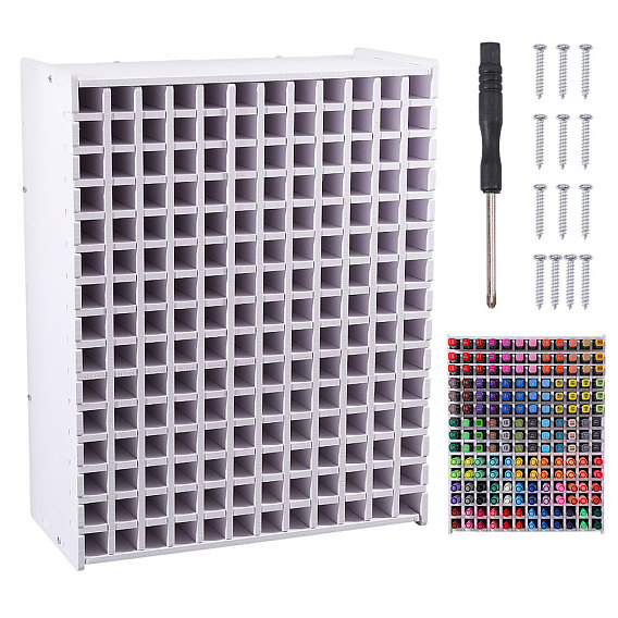 180 Отверстия в ПВХ держателе для ручек, прямоугольные