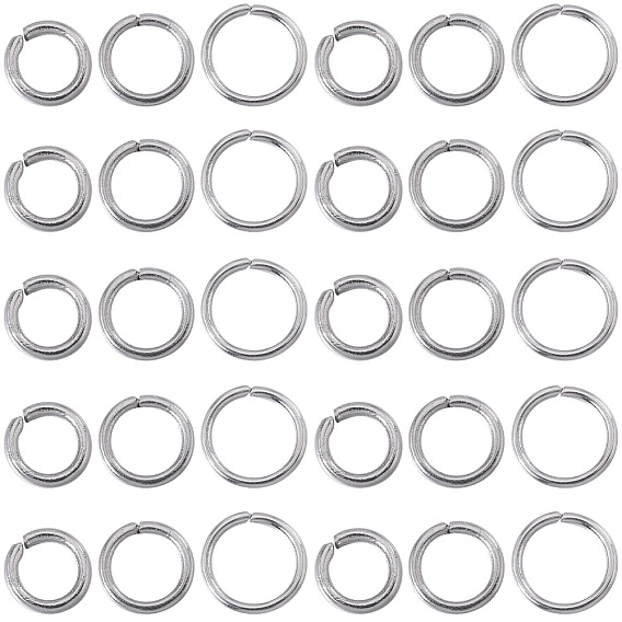 3000шт 3 стили 304 открытые соединительные кольца из нержавеющей стали