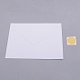 Gilding Classical Kraft Paper Envelopes, Rectangle, with Stickers