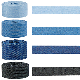 8m 4 цвета полиэфирные ленты, джинсовая ткань, аксессуары для одежды