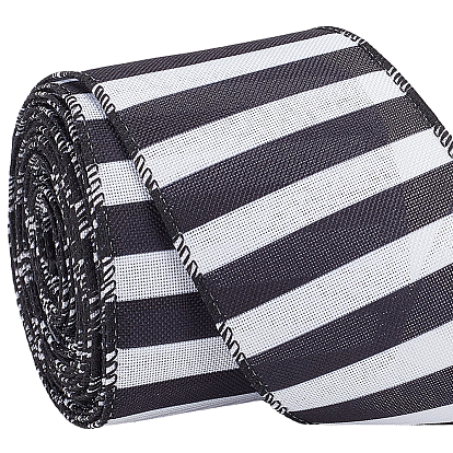 Polyester Stripe Pattern Ribbon, Clothes Accessories