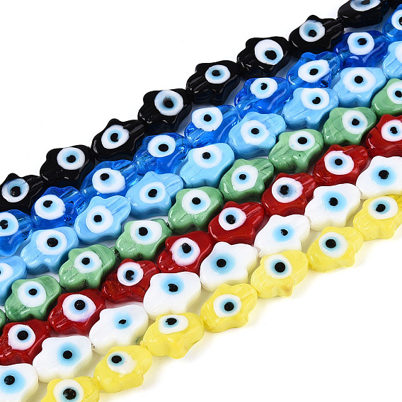 Ручной сглаза бусины бисер нитей, рыба