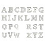 26piezas de broches de solapa de aleación con letras de la A a la Z, insignia creativa para ropa de mochila