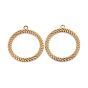 Brass Pendants, Long-Lasting Plated, Ring