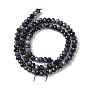 Natural Sugilite Beads Strands, Faceted, Rondelle