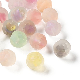 Матовые прозрачные смоляные бусины, сплод