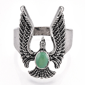 Кольца для колец из сплава эмали, птица