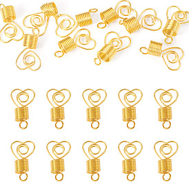 10шт. сплав дреды бусины, плетение подвески для волос украшения зажимы