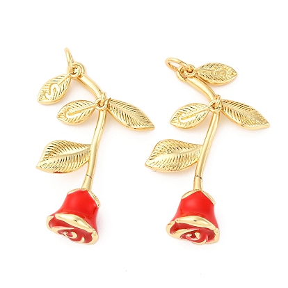 Латунь эмаль подвески, цветок, стойки покрытие, долговечный, без свинца и без кадмия, с целью перехода в кольце