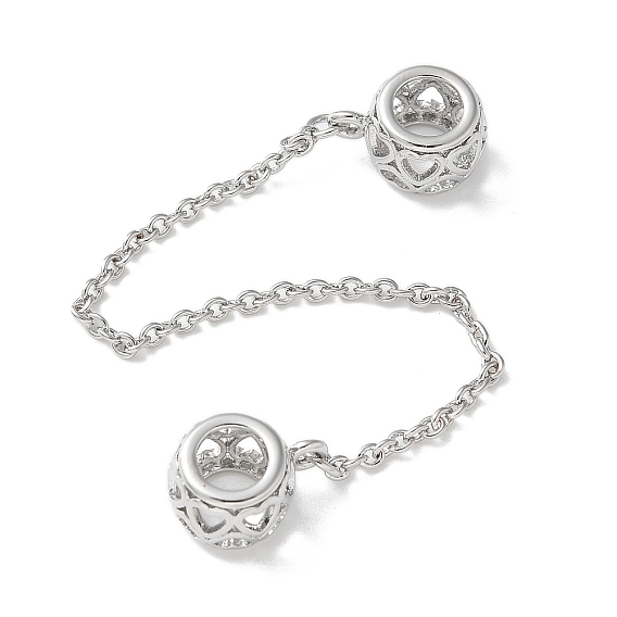 Латунные удлинители цепи, долговечный, стойки покрытие, без кадмия и без свинца, сердце