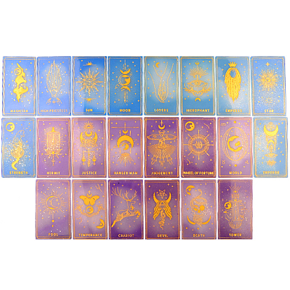 Moules de tarot en silicone bricolage, moules de résine, pour la résine UV, fabrication de bijoux en résine époxy
