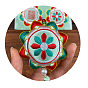 Embroidery fabric Dunhuang caisson lotus sachet purse diy sachet embroidery piece