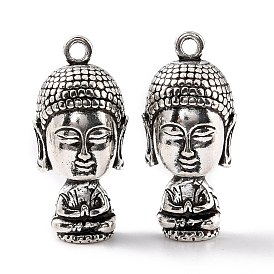 Pendentifs en alliage de style tibétain, Bouddha