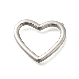 304 Stainless Steel Heart Linking Rings