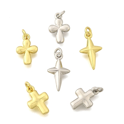 Латунные подвески, крест прелести, стойки покрытие, прочное покрытие, без кадмия и без свинца, с целью перехода в кольце