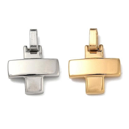 304 подвески из нержавеющей стали, крест прелести, с 201 держателями для ледоруба из нержавеющей стали