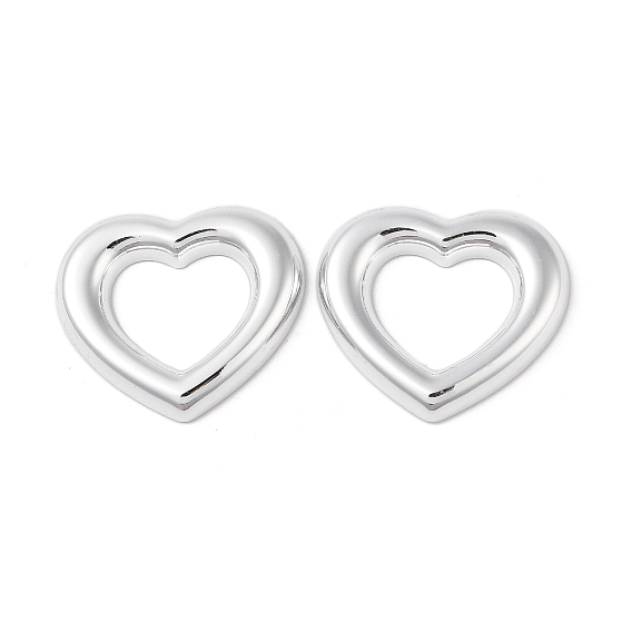 CCB Plastic Cabochons, Heart