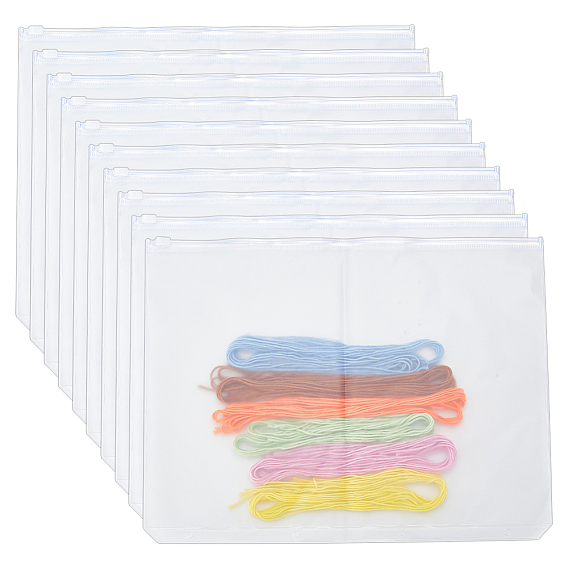 Прозрачные пластиковые пакеты для хранения документов, карманы для файлов, прямоугольные