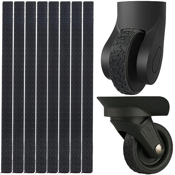 Силиконовый чехол, защитные ролики для чемоданов-тележек