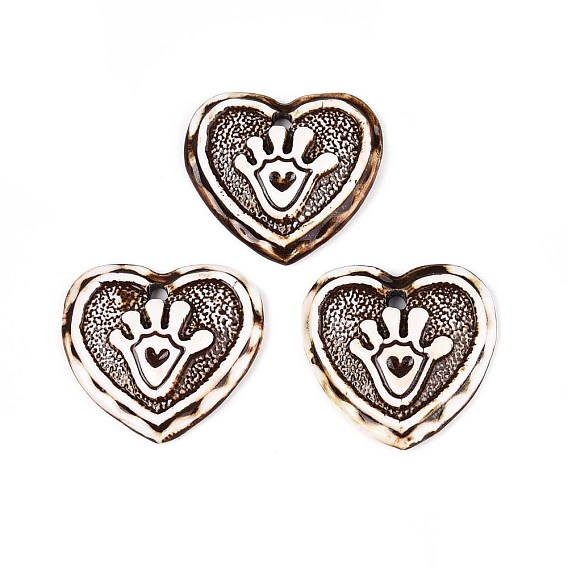 Фарфора ручной работы подвески, сердце, фантазии античного стекла фарфора