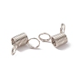 201 Stainless Steel Beading Stoppers, Mini Spring Clamps for Beading Jewelry Making