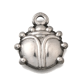 304 подвески из нержавеющей стали, очарование божьей коровки, анти-тускнение