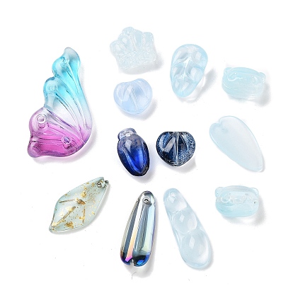 Mixed Styles & Shapes Glass Cabochons/Pendants/Links/Beads