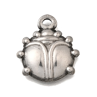 304 подвески из нержавеющей стали, очарование божьей коровки, анти-тускнение