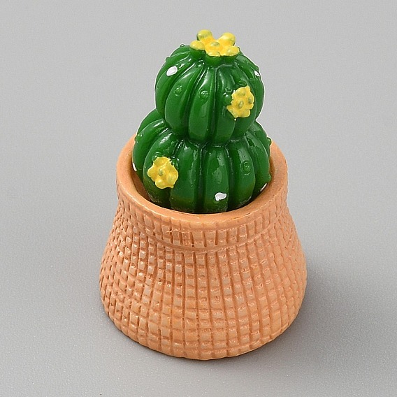 Кактусовые миниатюрные украшения, аксессуары для домашнего кукольного домика с микро-ландшафтом, притворяясь опорными украшениями