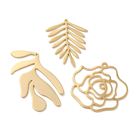 Латуни кулон, реальный 18 k позолоченный