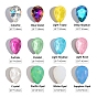 Olycraft DIY Pointed Back K9 Glass Rhinestone Cabochons, Back Plated, Faceted, Teardrop