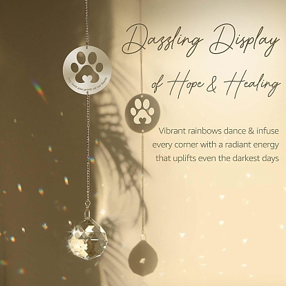 Металлические мемориальные доски для домашних животных, стеклянная круглая кисточка для украшения окон на открытом воздухе в саду