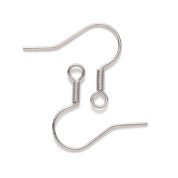 304 нержавеющей стали серьги крюков, провод уха, с горизонтальной петлей