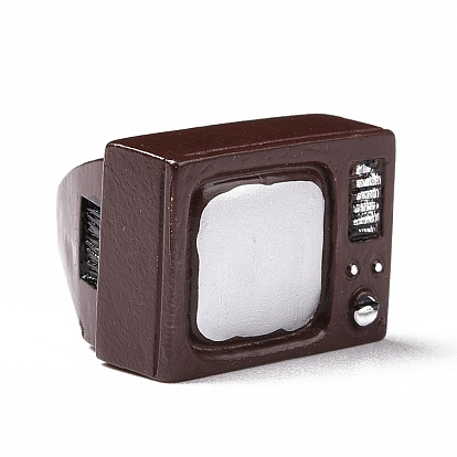 Retro Resin Display Decoration, for Home Decoration, Photographic Prop, Dollhouse Accessories, Television