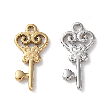 304 подвески из нержавеющей стали, брелок в виде цветка