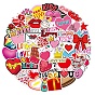 Valentine's Day Paper Sticker Labels, Self-adhesion, for Suitcase, Skateboard, Refrigerator, Helmet, Mobile Phone Shell