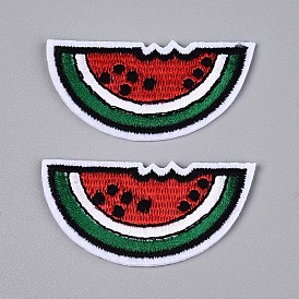 Аппликации из арбуза, компьютеризированная вышивка тканью утюжок на / шить на заплатках, аксессуары для костюма