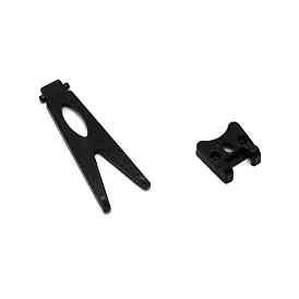 Plastic Photo Frame Bracket, Devetail Display Photo Holder