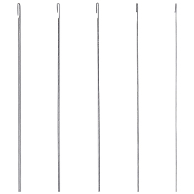 5шт 5 стили стальные иглы для бисероплетения с крючком для бисероплетения, изогнутые иглы для бисероплетения