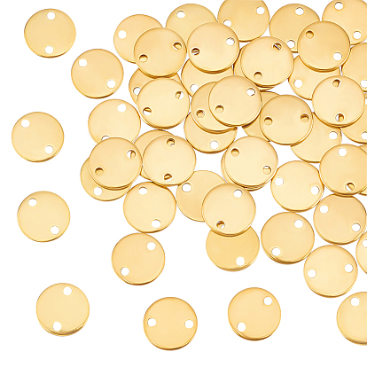 50Ионное покрытие (IP) 304 Подвески из нержавеющей стали, плоские круглые ссылки