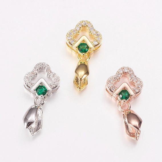 Долговечные латунные микропромывные кубические циркониевые льды, цветок