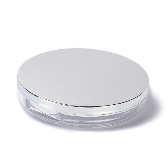 Wiederverwendbare lose Plastikpulverflaschen, leere Flaschen, DIY Make-up Puder Fall, mit Schwammpuderquaste und Sieb