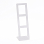 Transparent Acrylic Earrings Display Stands, Ladder Shape