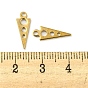 Ion Plating(IP) 304 Stainless Steel Pendants, Laser Cut, Triangle Charm
