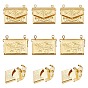 Brass Locket Pendants, Photo Frame Charms for Necklaces, Bag